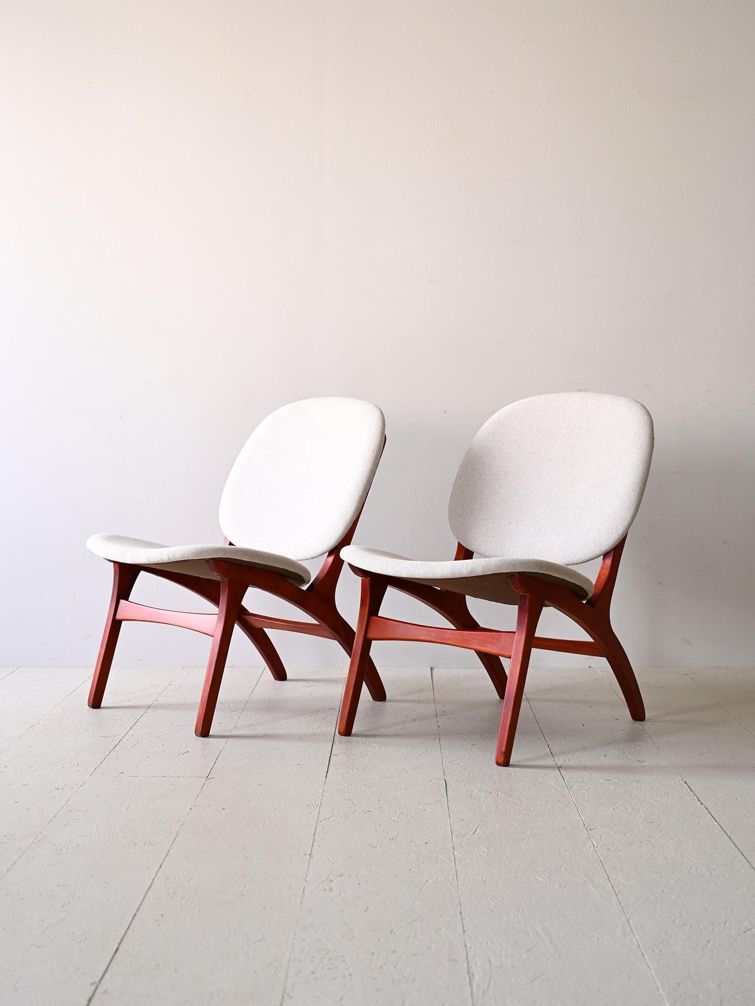 Mid-20th Century Armchairs designed by Carl Edward Matthes For Sale