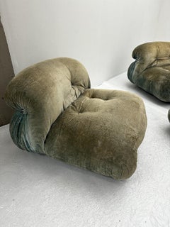 Poltrone e Pouff Soriana produzione Cassina, Mario Bellinj