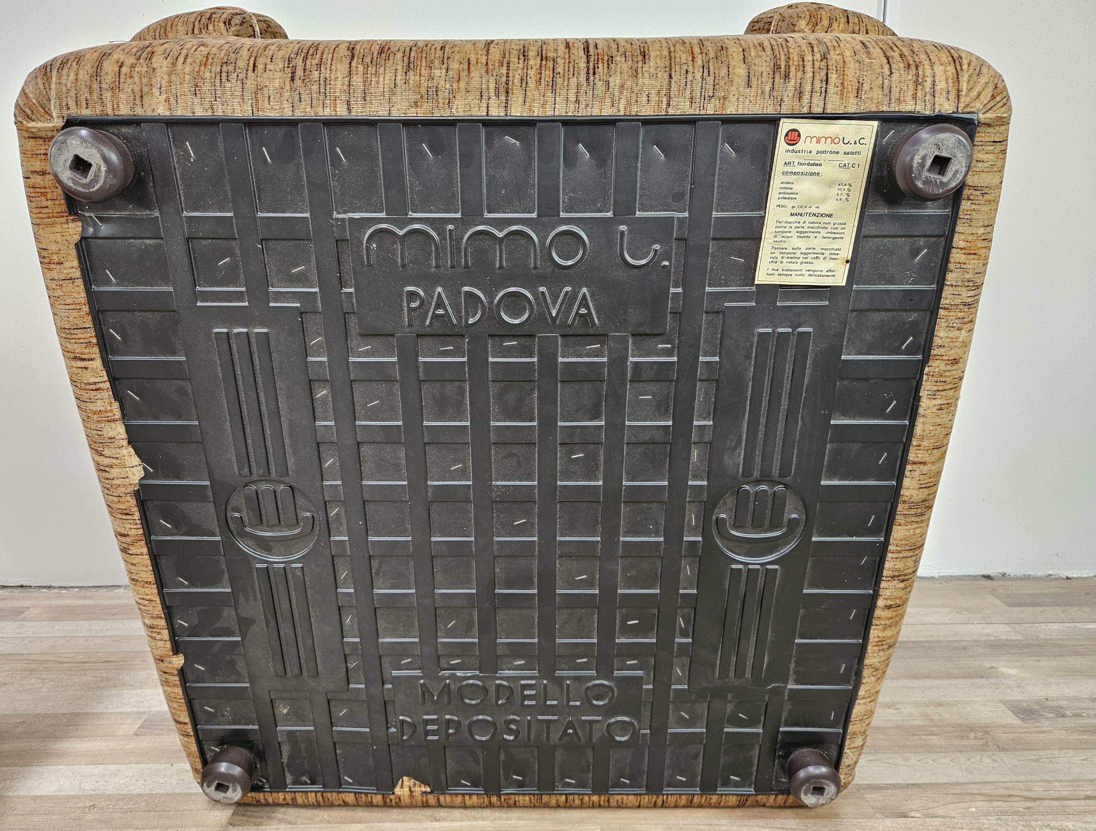 Poltrone Fiordaliso di Mimo Padova anni '70 8