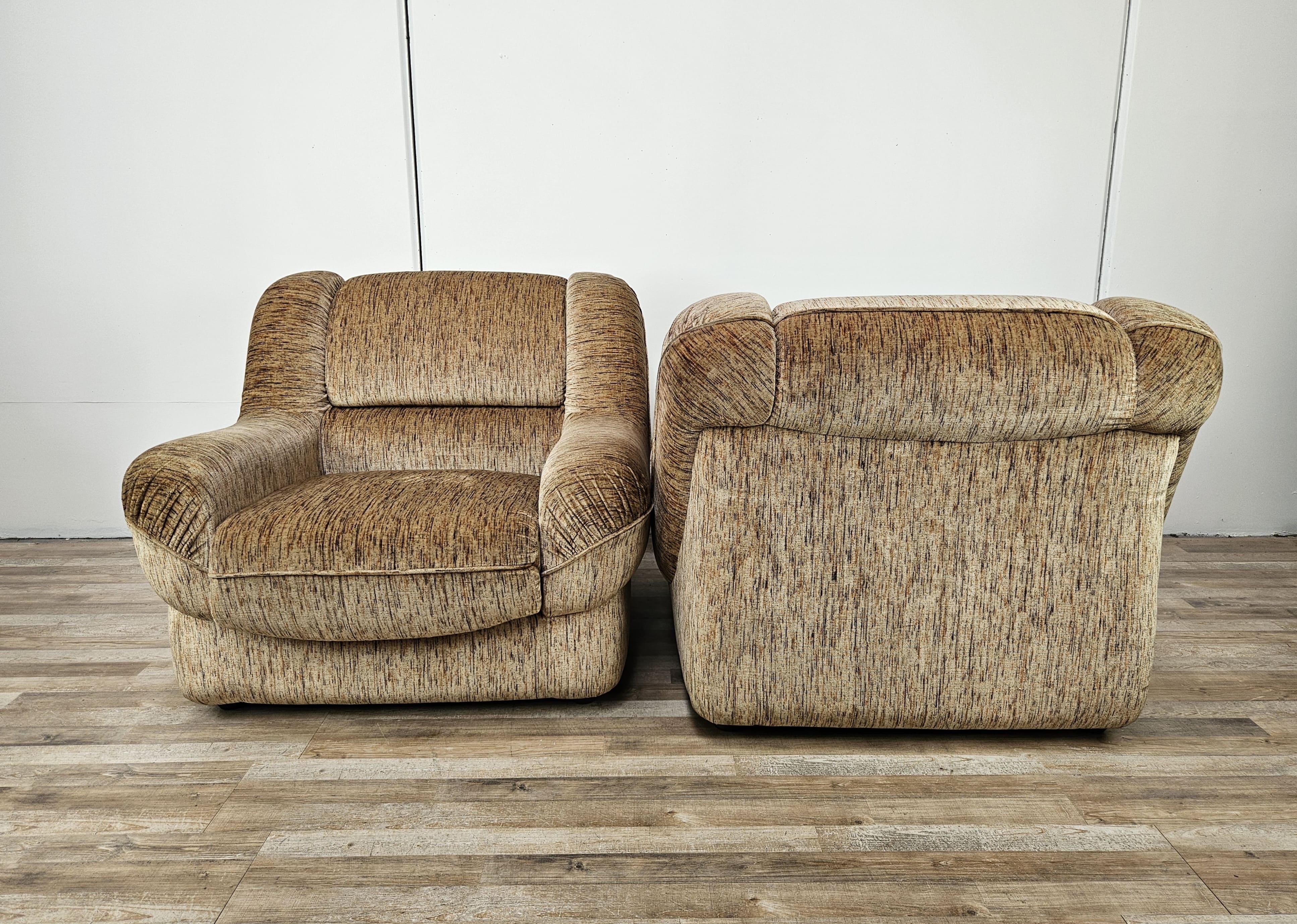 Mid-Century Modern Poltrone Fiordaliso di Mimo Padova anni '70
