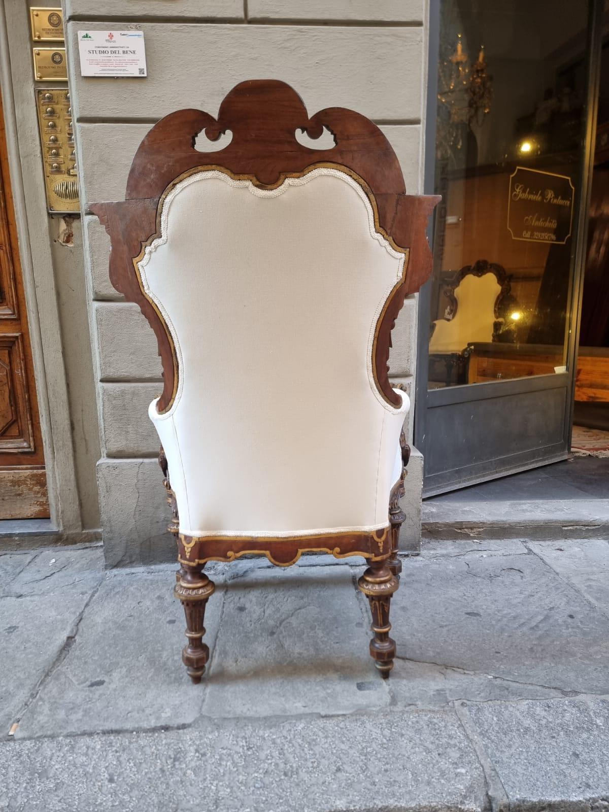 Armchairs Florence capital In Good Condition For Sale In Firenze, IT