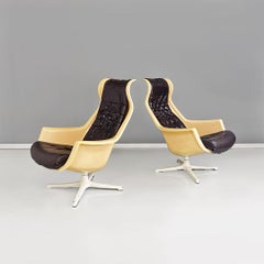 Poltrone Galaxy Space Age di Alf Svensson e Yngve Sandsteöm per Dux, 1970 ca.