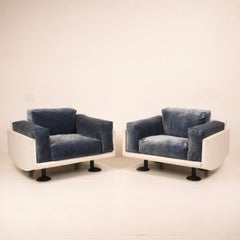 "Giulio" armchairs by Afra and Tobia Scarpa for Meritalia