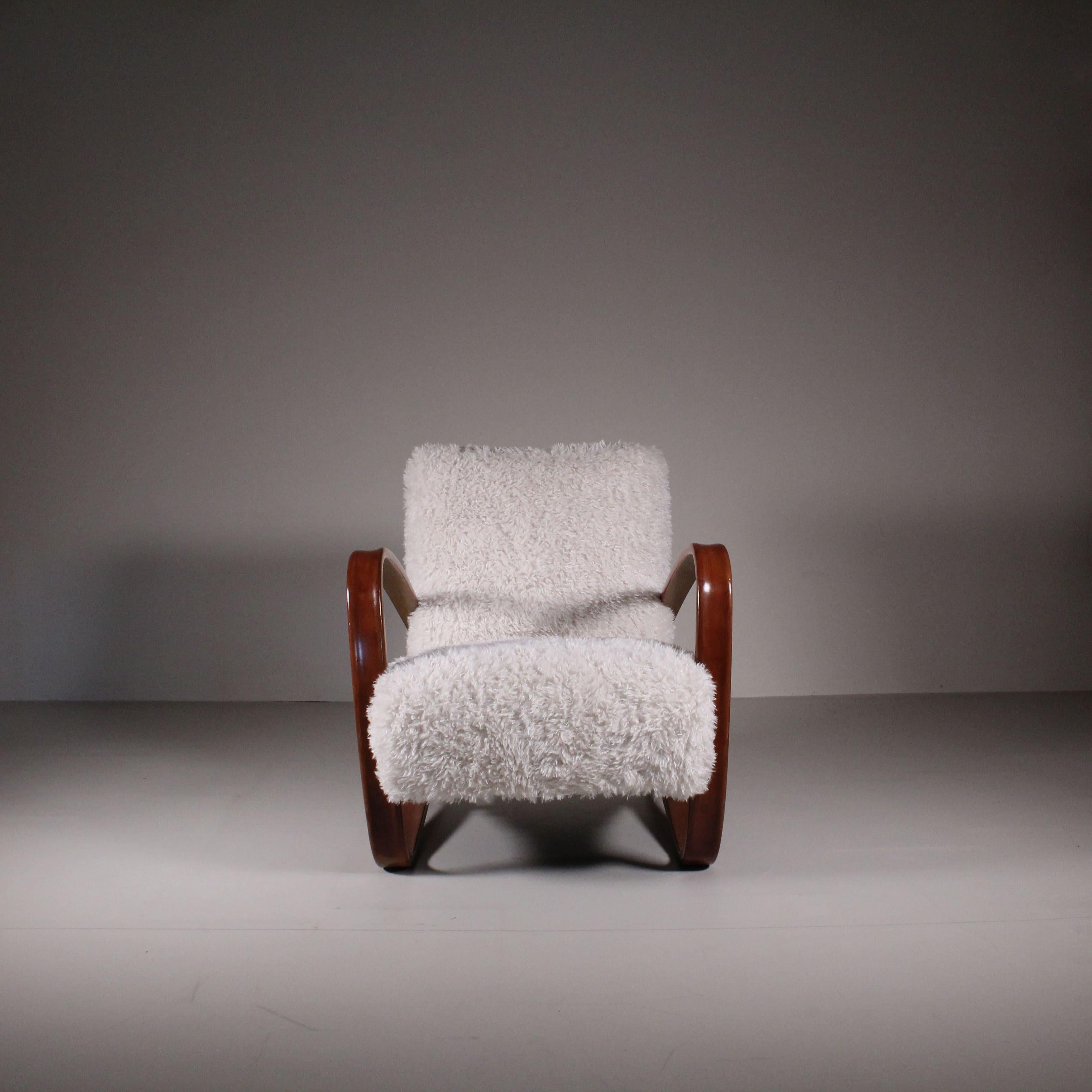 H269 Armchairs by Jindrich Halabala In Good Condition In Milano, Lombardia