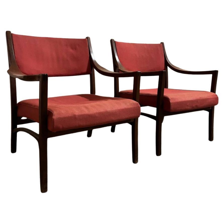 Ico Parisi Sessel für Cassina (zugeschrieben) - Elegantes Mahagoni, Mid-Century Design