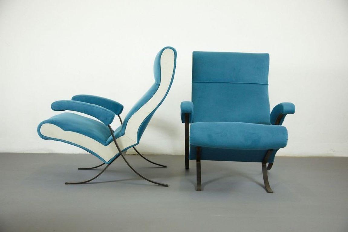 Sessel im Stil von Ignazio Gardella für Azucena, 1950er Jahre, 2er-Set (Mitte des 20. Jahrhunderts) im Angebot