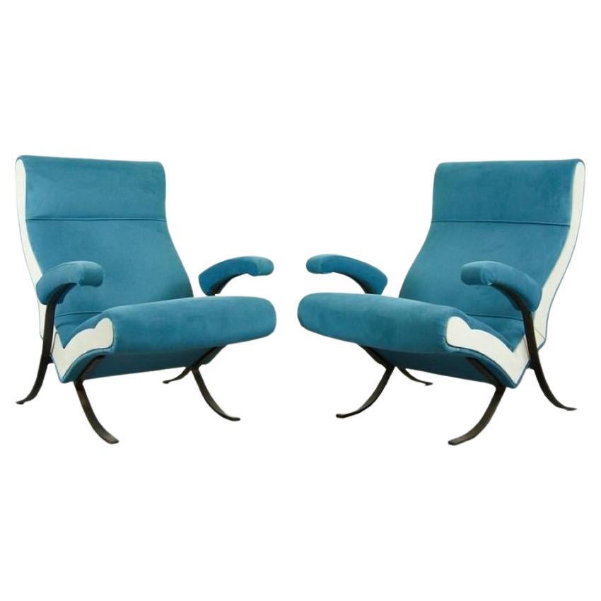 Armchairs styled by Ignazio Gardella for Azucena, 1950s, set of 2