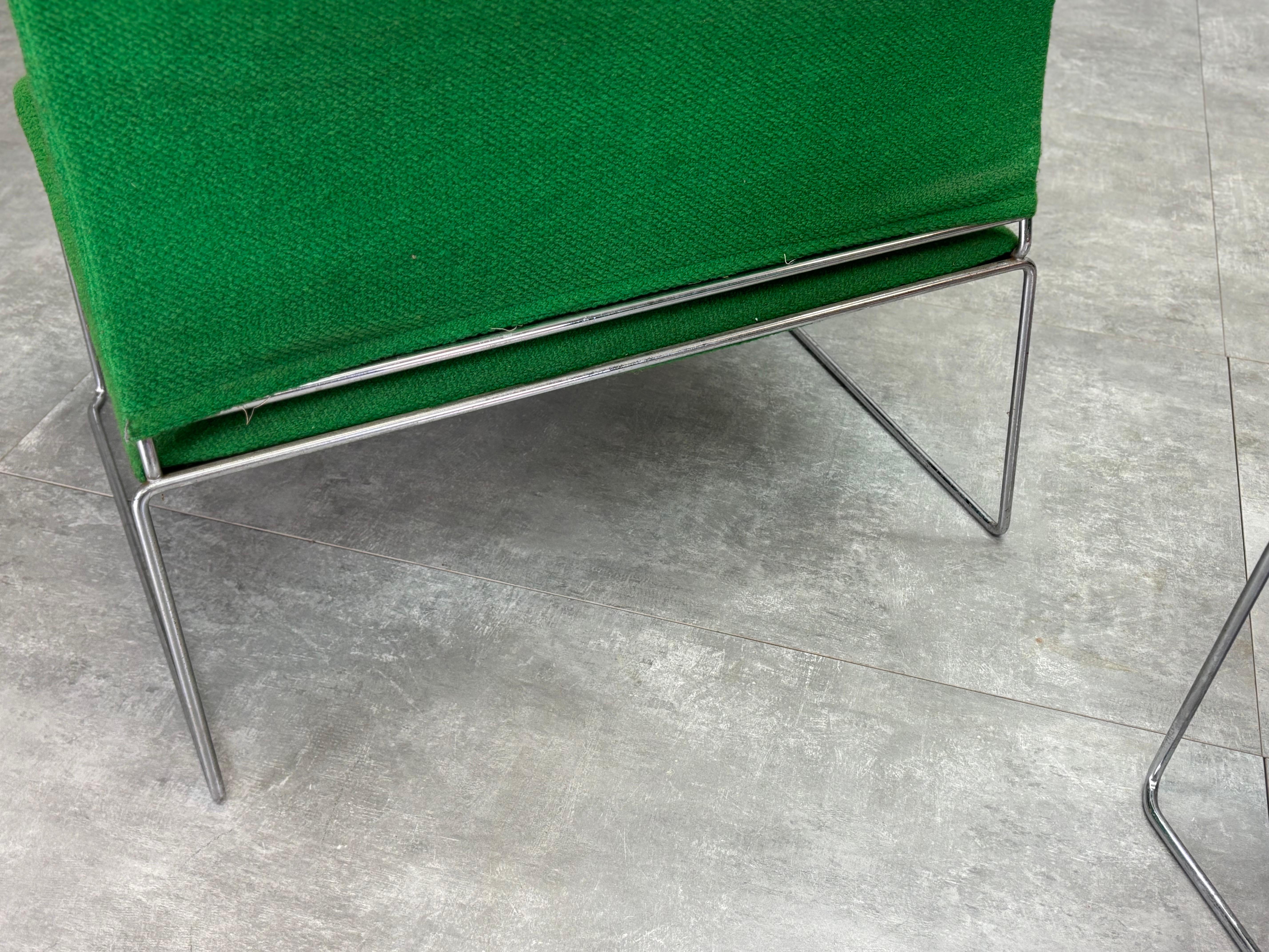 Poltrone in tessuto originale ''Saghi'' di Kazuhide Takahama, Gavina, 1970s, 2 Acero en venta