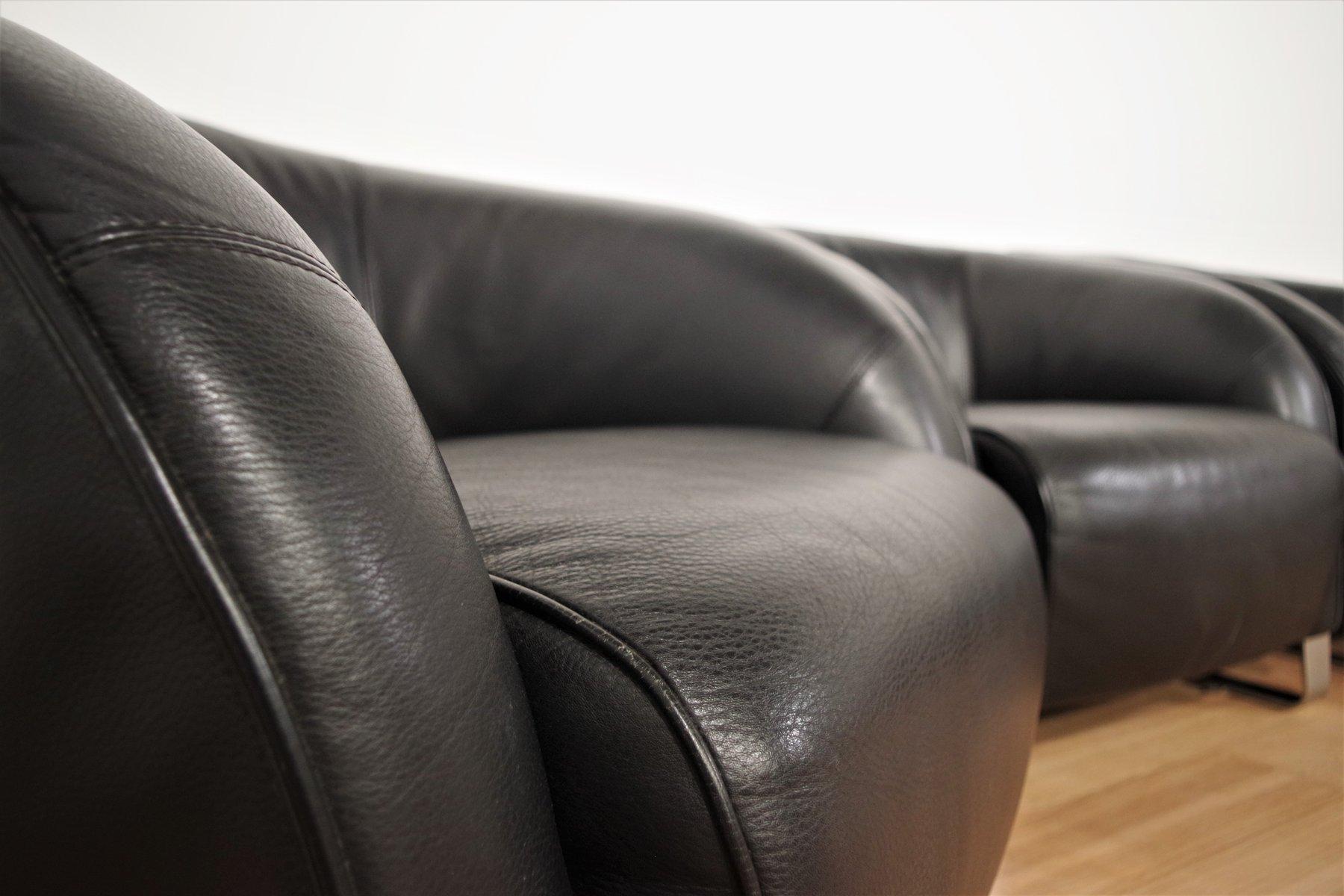 Italian Liz armchairs by Natuzzi, early 21st century, set of 4 For Sale