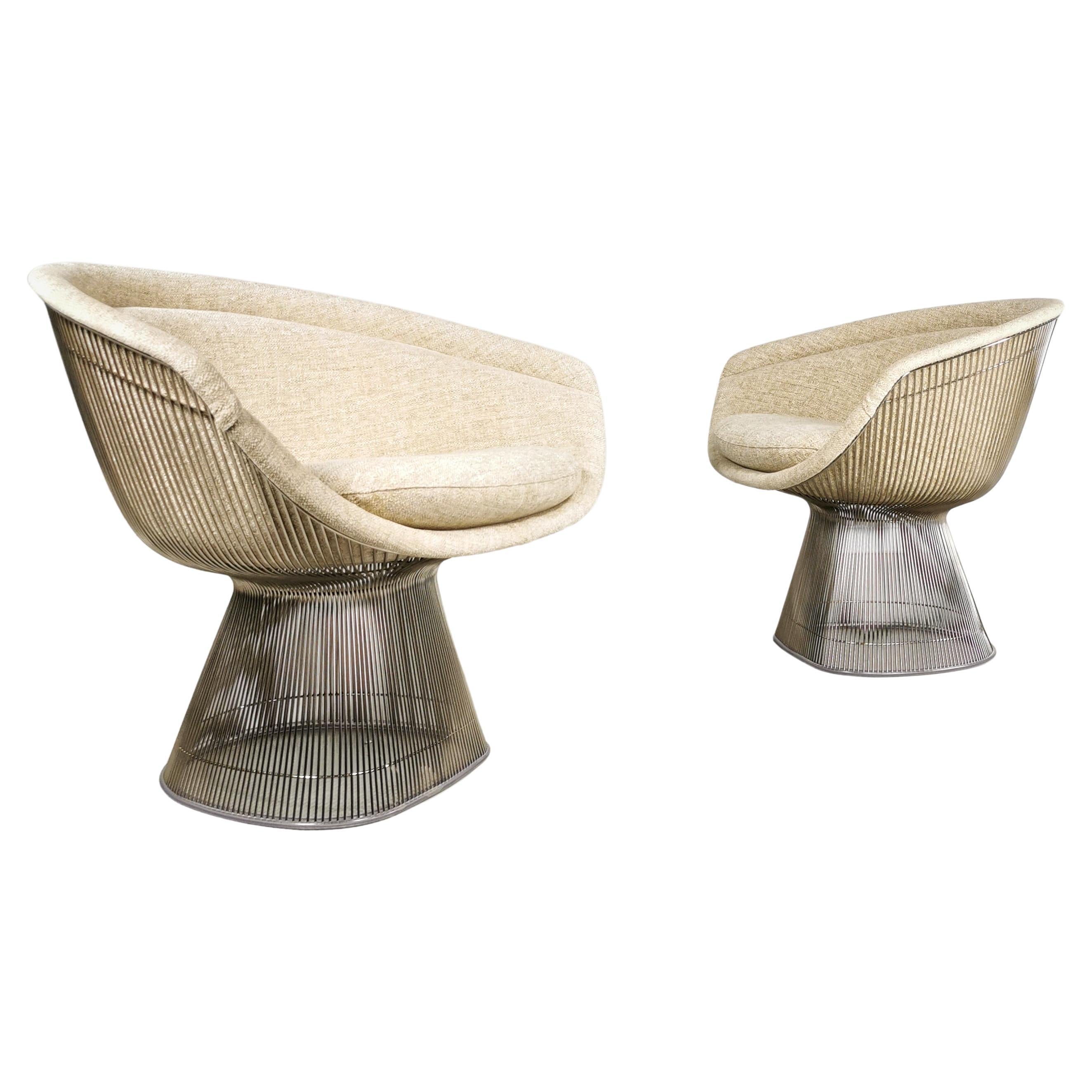 set di 2 Poltrone Lounge Platner Knoll  For Sale