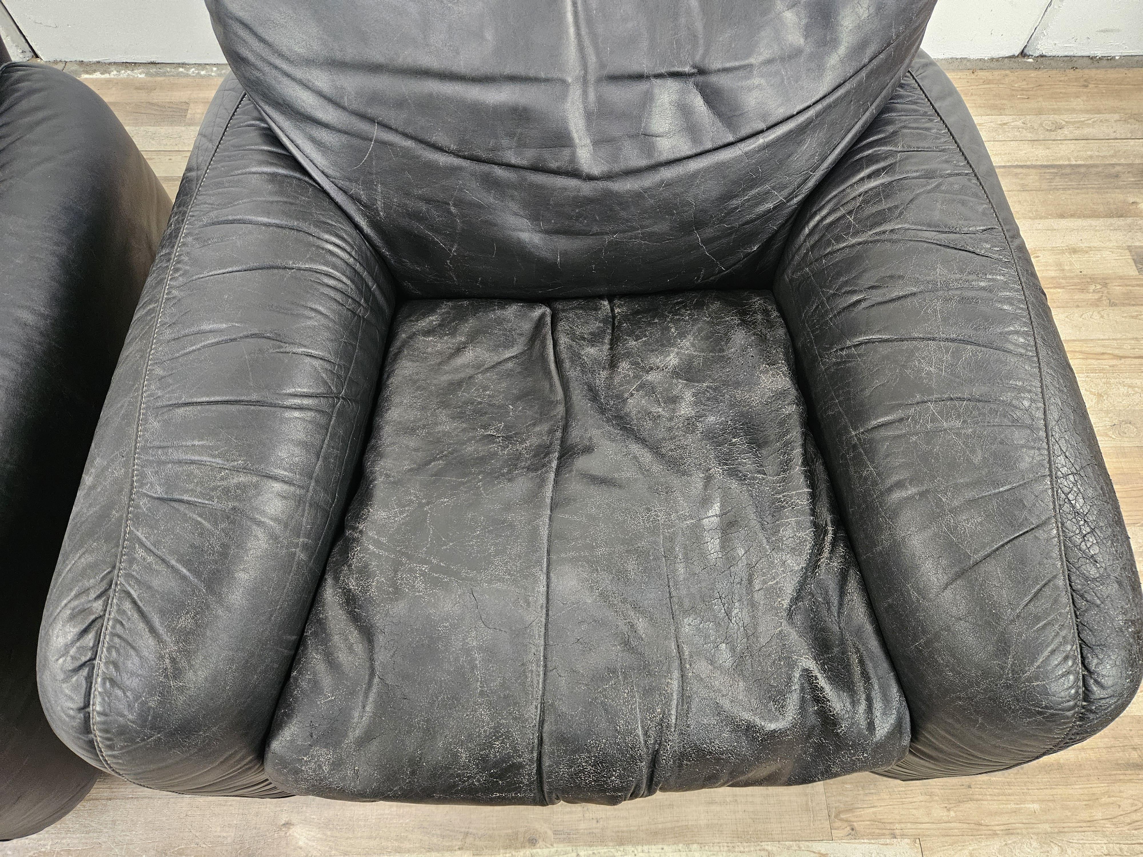 Fauteuils en cuir 