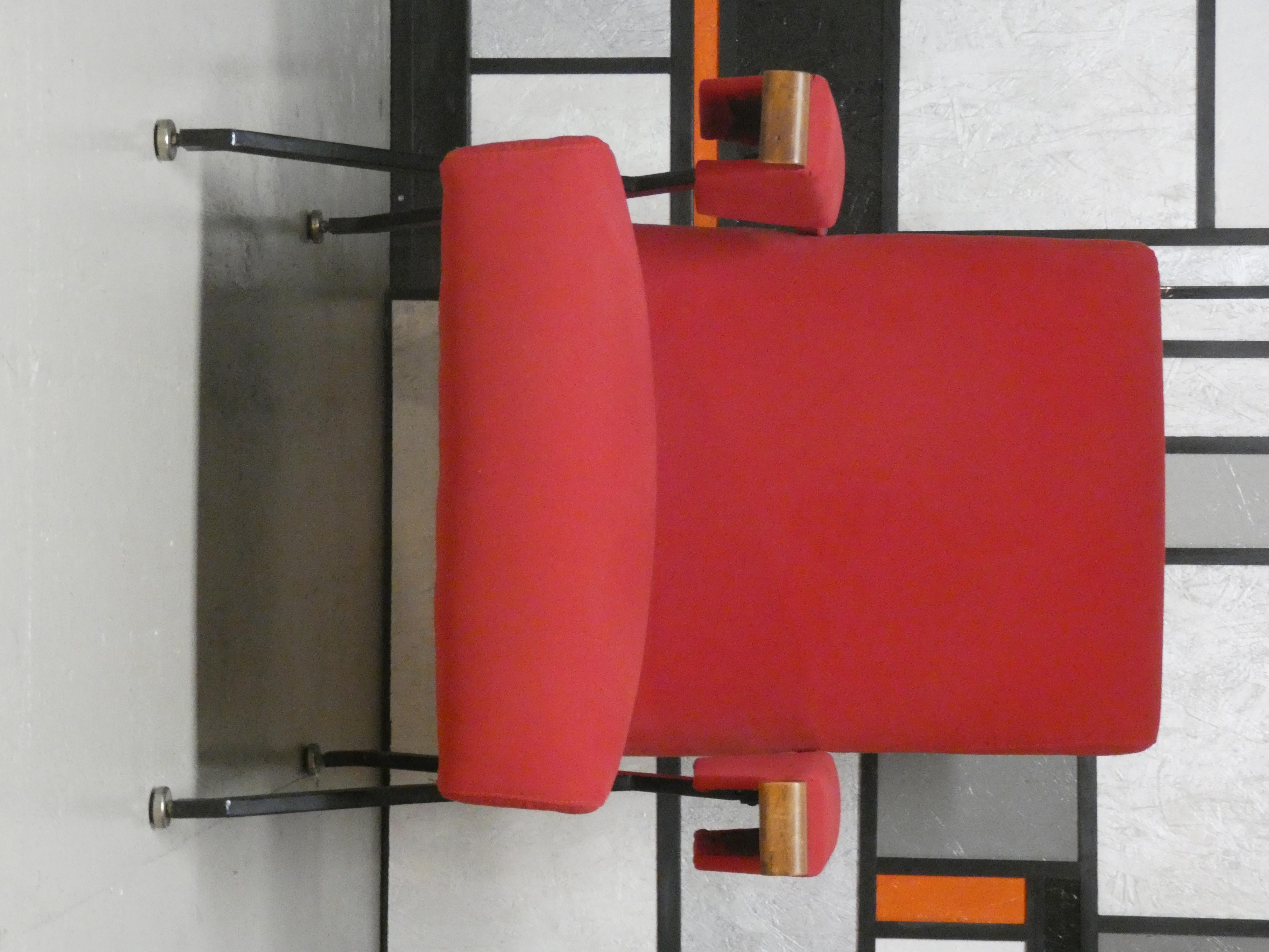 Mid-Century Modern Poltrone Reclinabili in Alcantara color Porpora, Italia anni '60 en vente