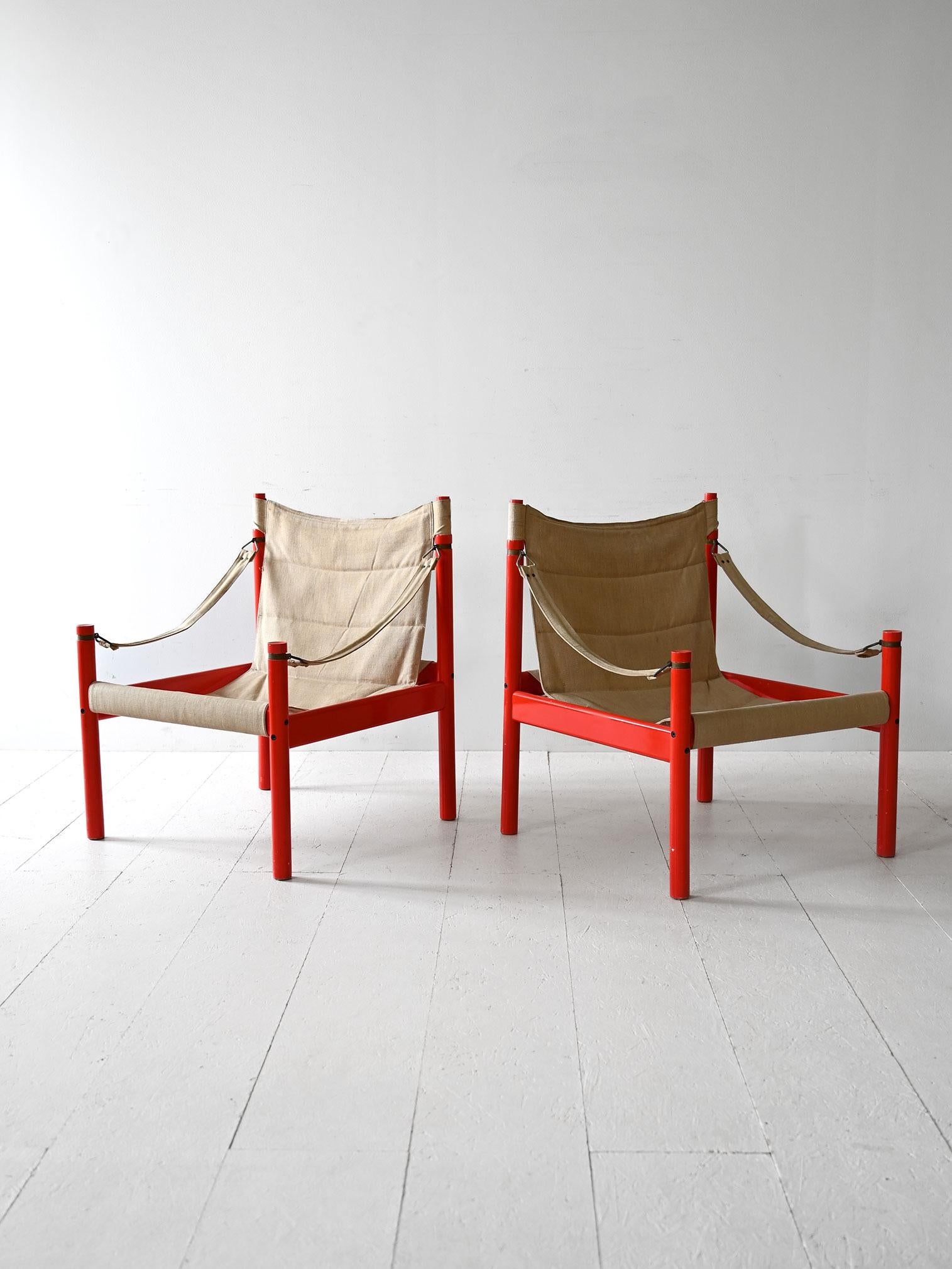 Scandinavo moderno Poltrone Safari di Erik Wörtz in vendita