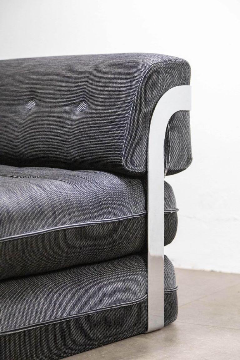 Sillones Space-Age estilo Azucena, años 70, lote de 2 Metal en venta