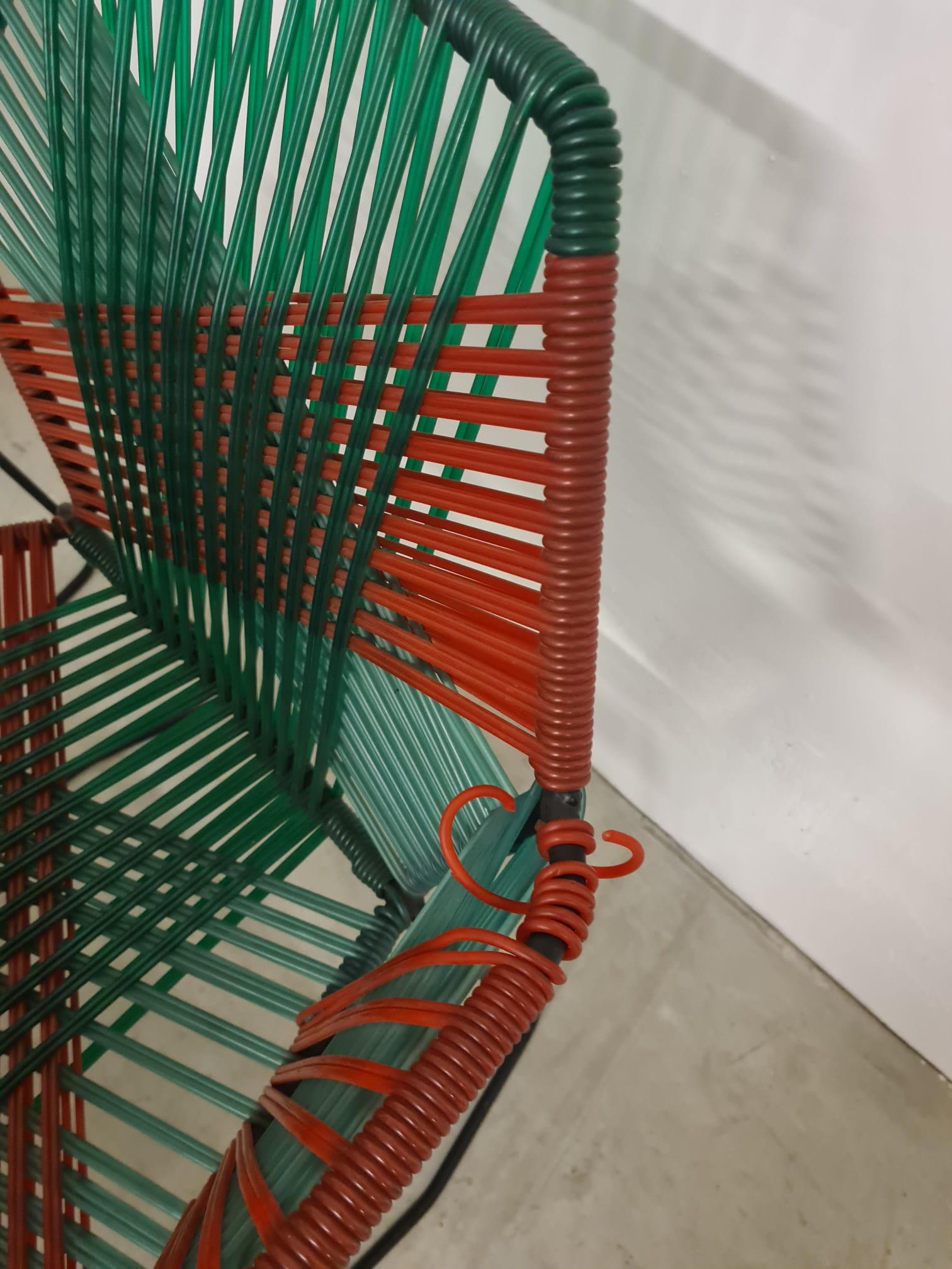 Steel Tropicalia Jungle armchairs by Patricia Urquiola for Moroso For Sale