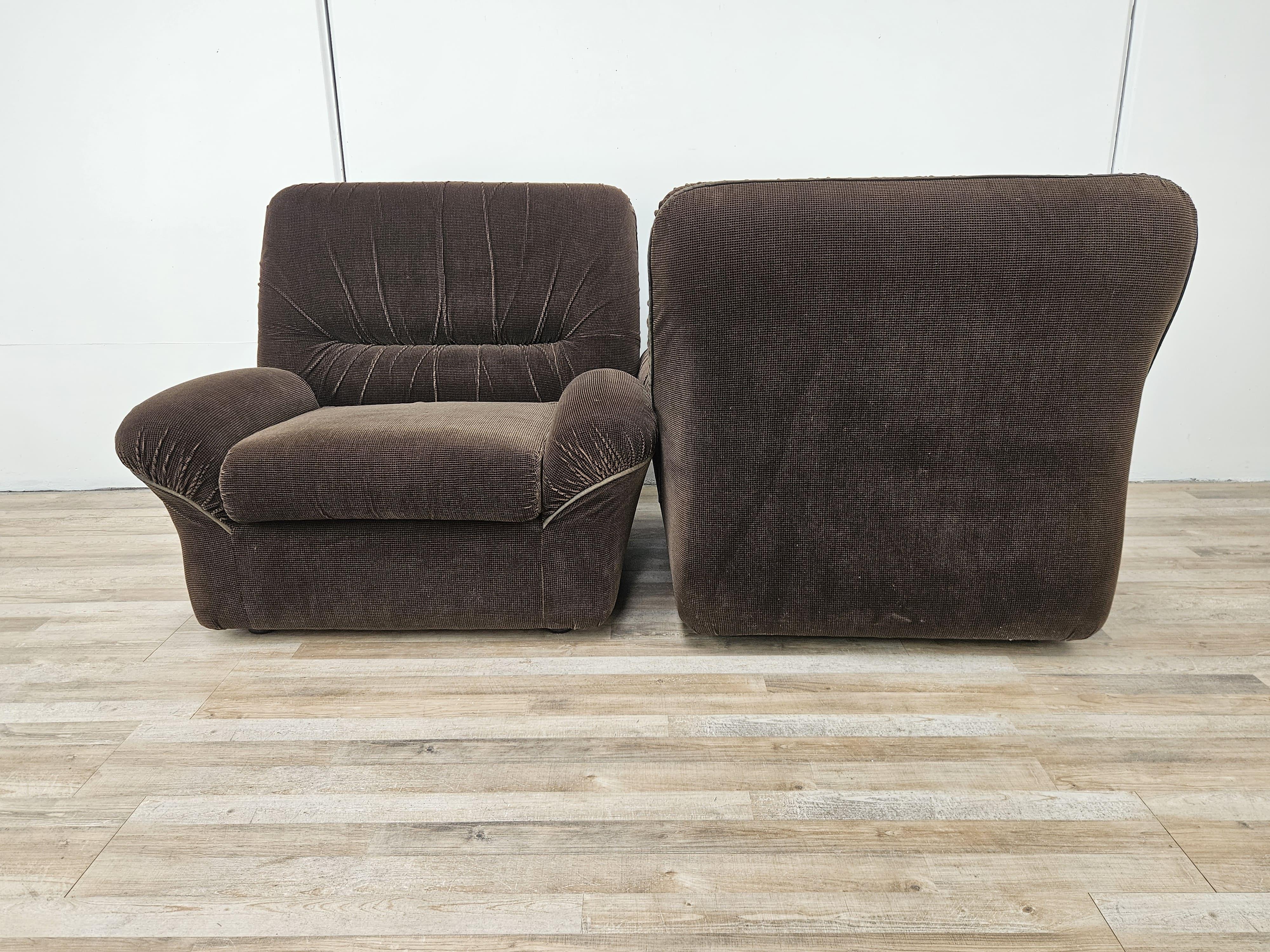 Mid-Century Modern Poltrone vintage anni '70 di Mimo Padova en vente