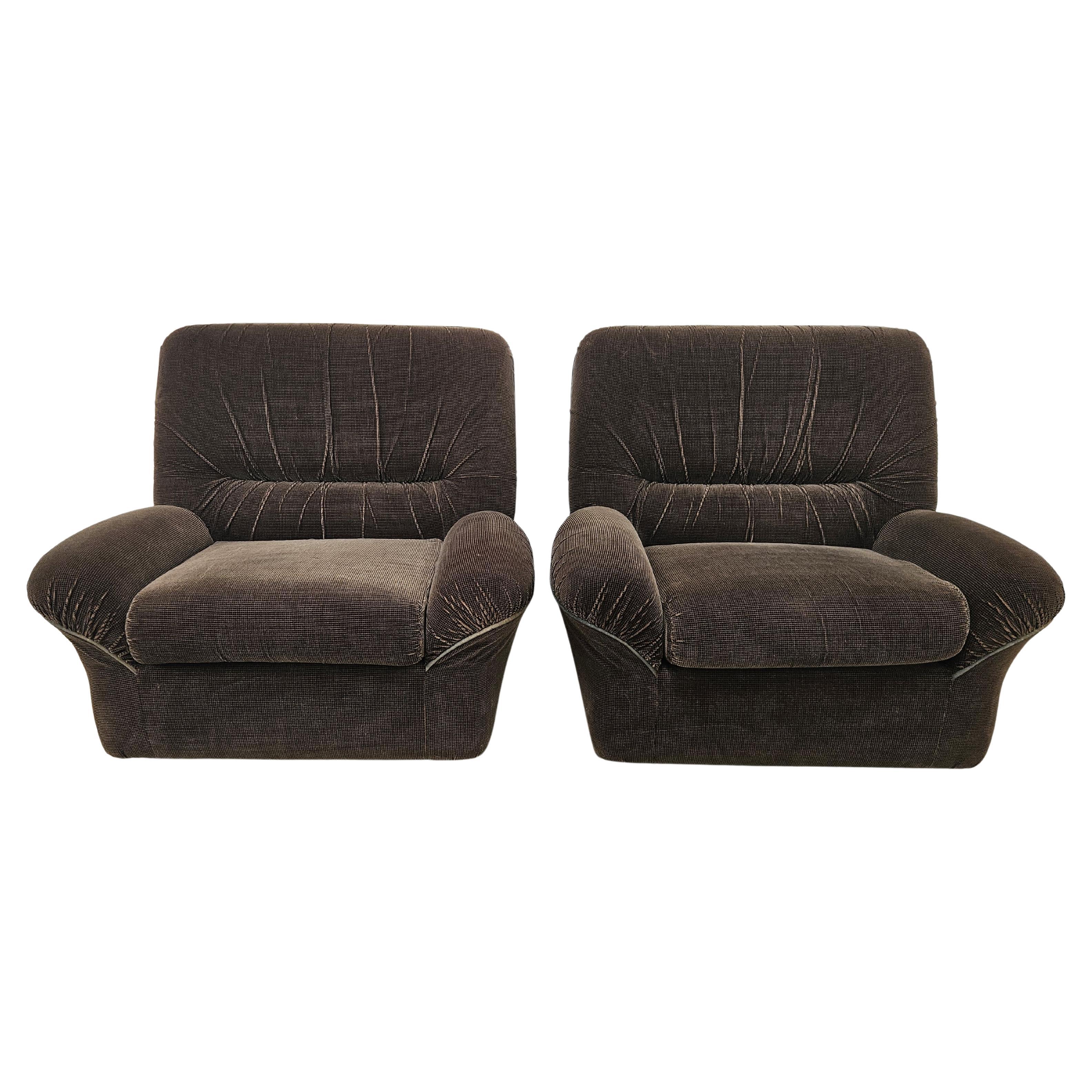 Poltrone vintage anni '70 di Mimo Padova