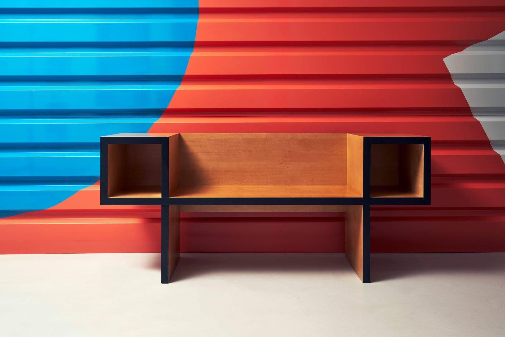 Italian Poltronova CANTON Bench by Franco Raggi For Sale