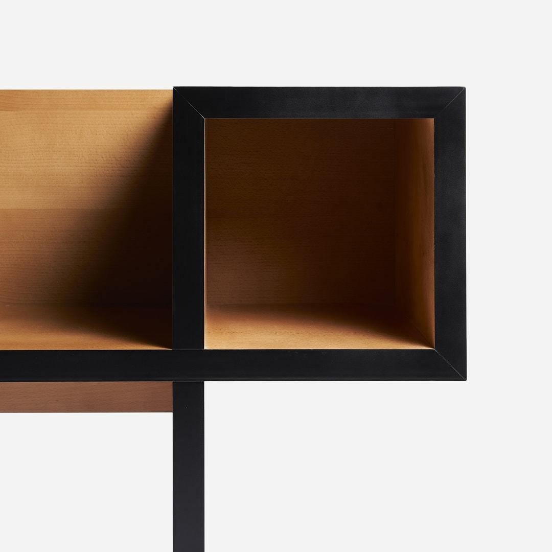 Wood Poltronova CANTON Bench by Franco Raggi For Sale