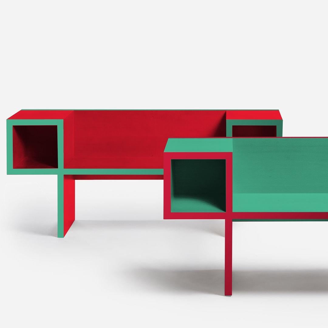 Poltronova CANTON Bench by Franco Raggi For Sale 2