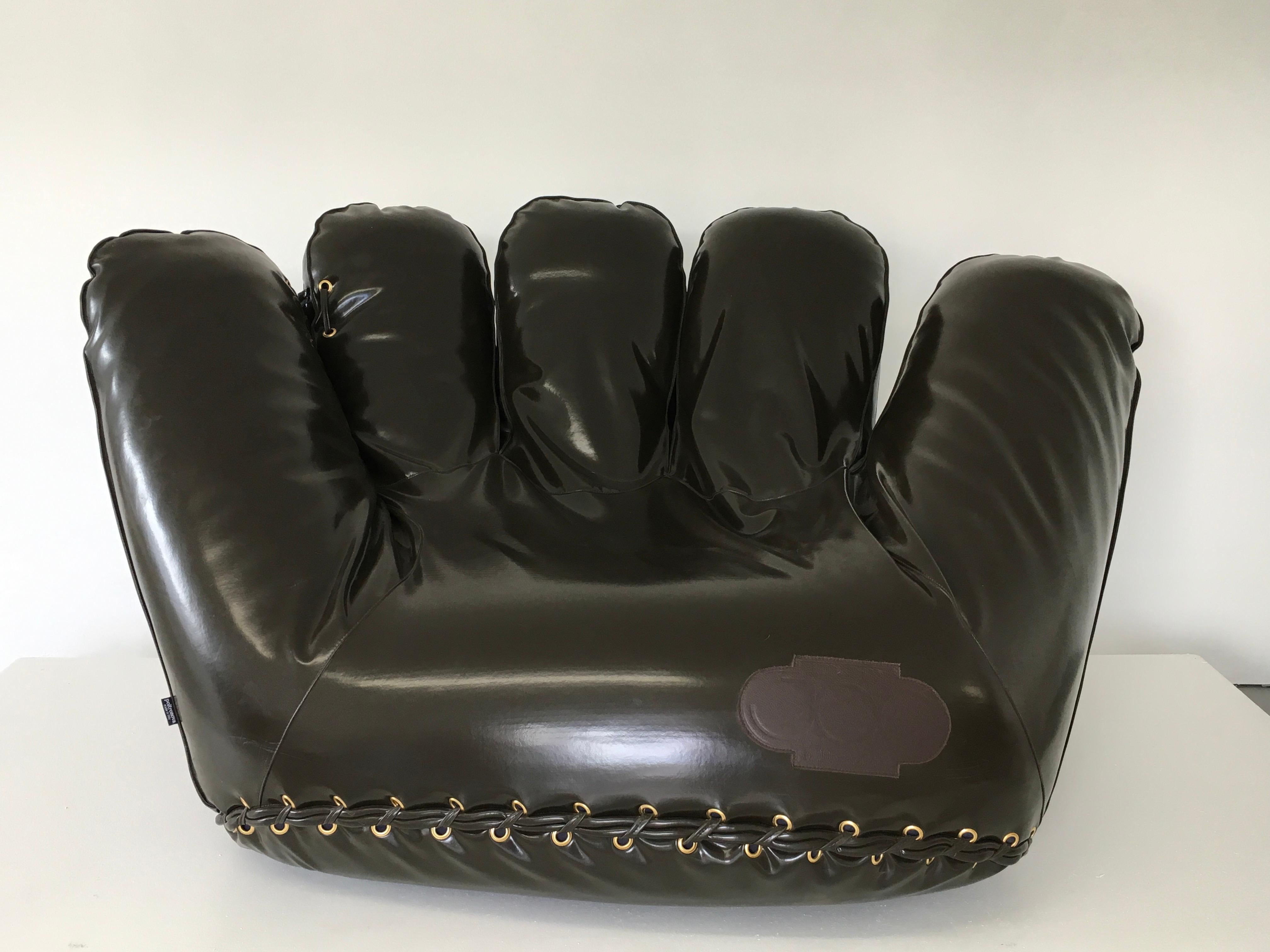 Poltronova Joe Chair In Patent Leather For Sale At 1stdibs
