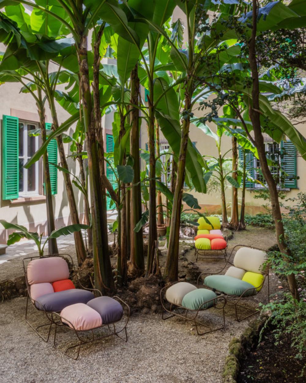 Poltronova PLASMA Sillón y reposapiés de Nigel Coates Siglo XXI y contemporáneo en venta