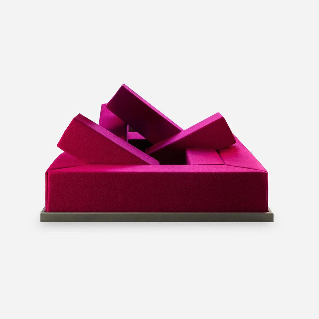 Sofá Poltronova RUMBLE en rosa de Gianni Pettena Siglo XXI y contemporáneo en venta