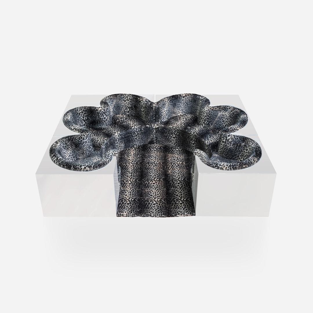 Poltronova SAFARI Sofa by Archizoom Associati For Sale 1