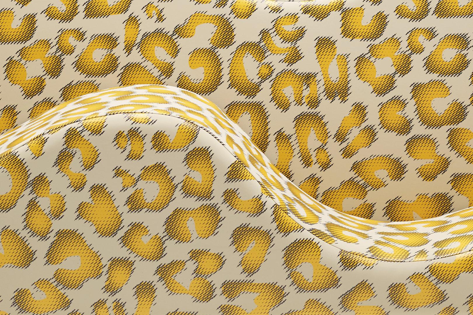 italien Sofa Dynamic Poltronova SUPERONDA SPOTS d'Archizoom Associati en vente