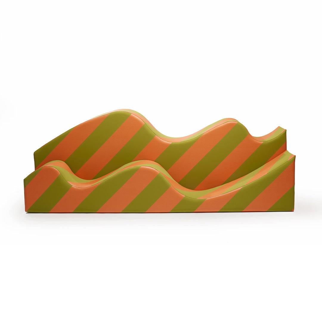 Poltronova SUPERONDA STRIPES Dynamisches Sofa von Archizoom Associati im Angebot 2
