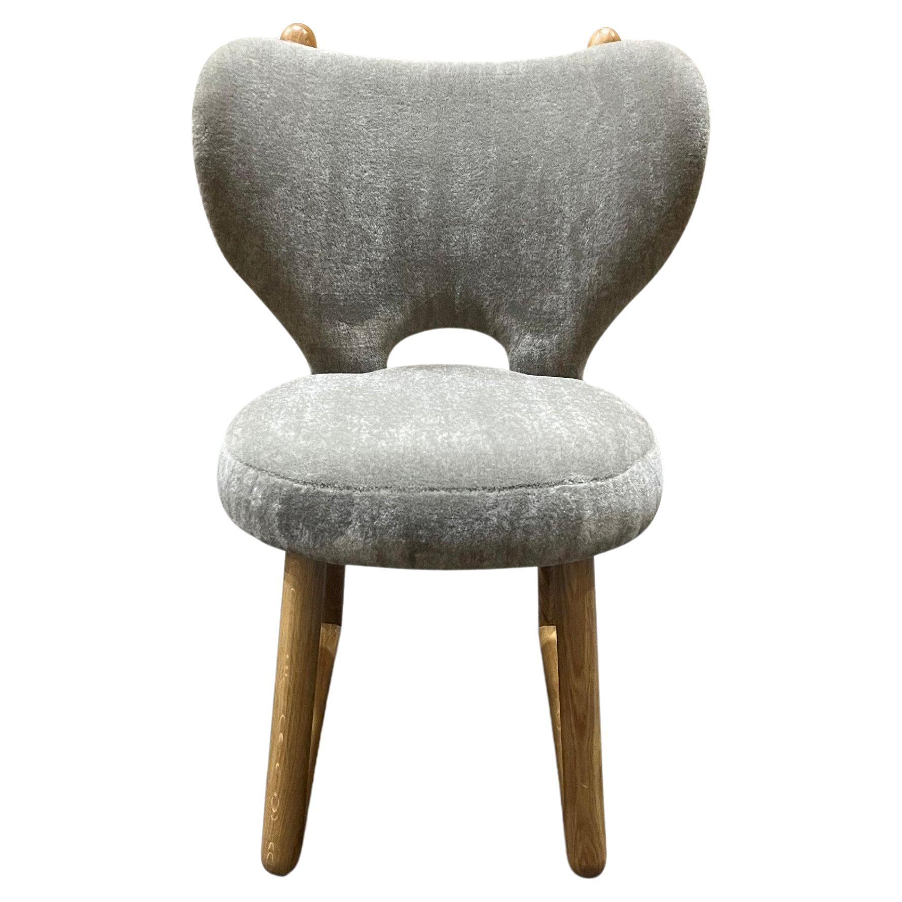 Polus 002 Chair in Ecorce Gray by Pierre Augustin Rose For Sale