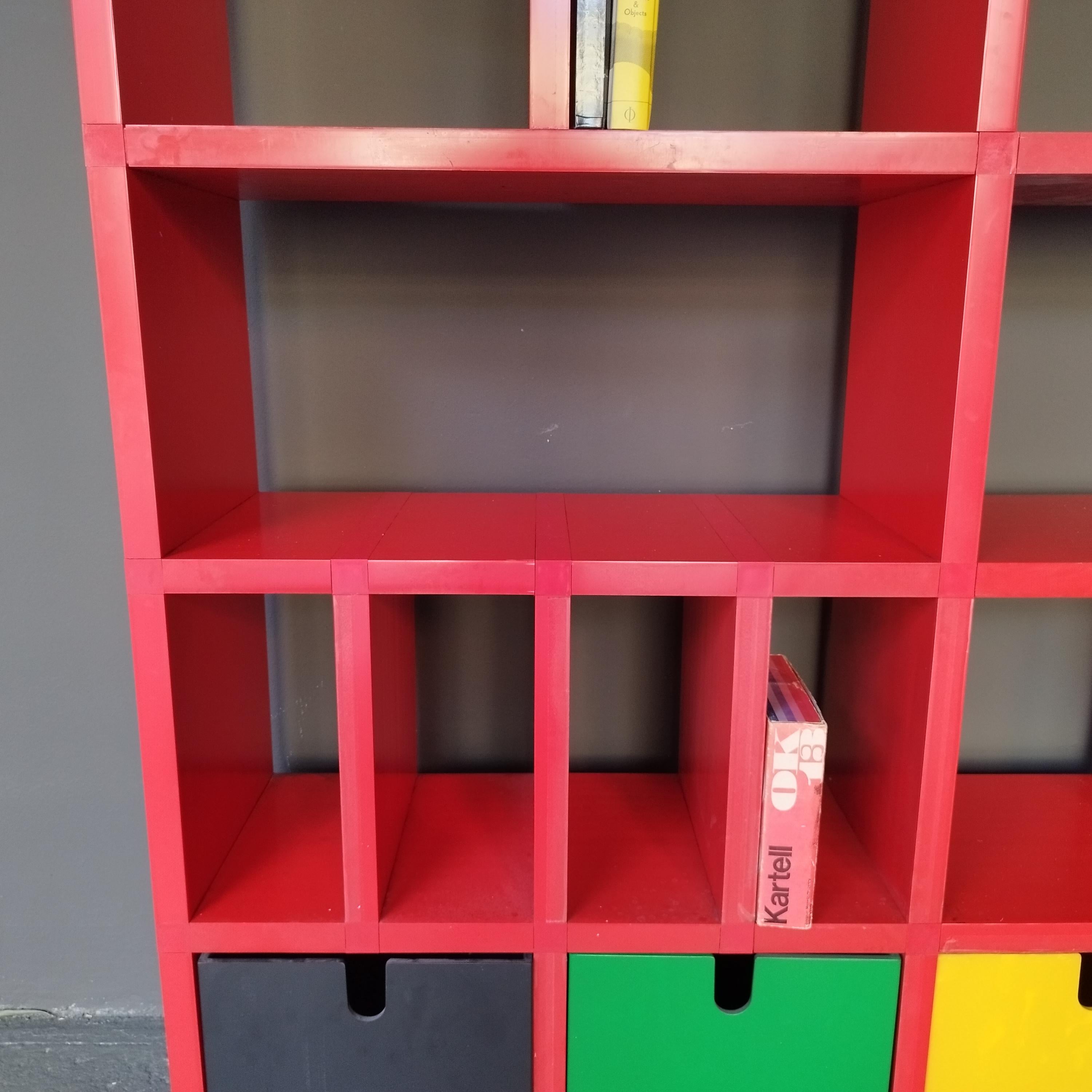 italien Bibliothèque modulaire Polvara de Giulio Polvara pour Kartell en vente