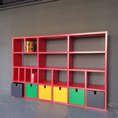 Libreria modulare Polvara di Giulio Polvara per Kartell