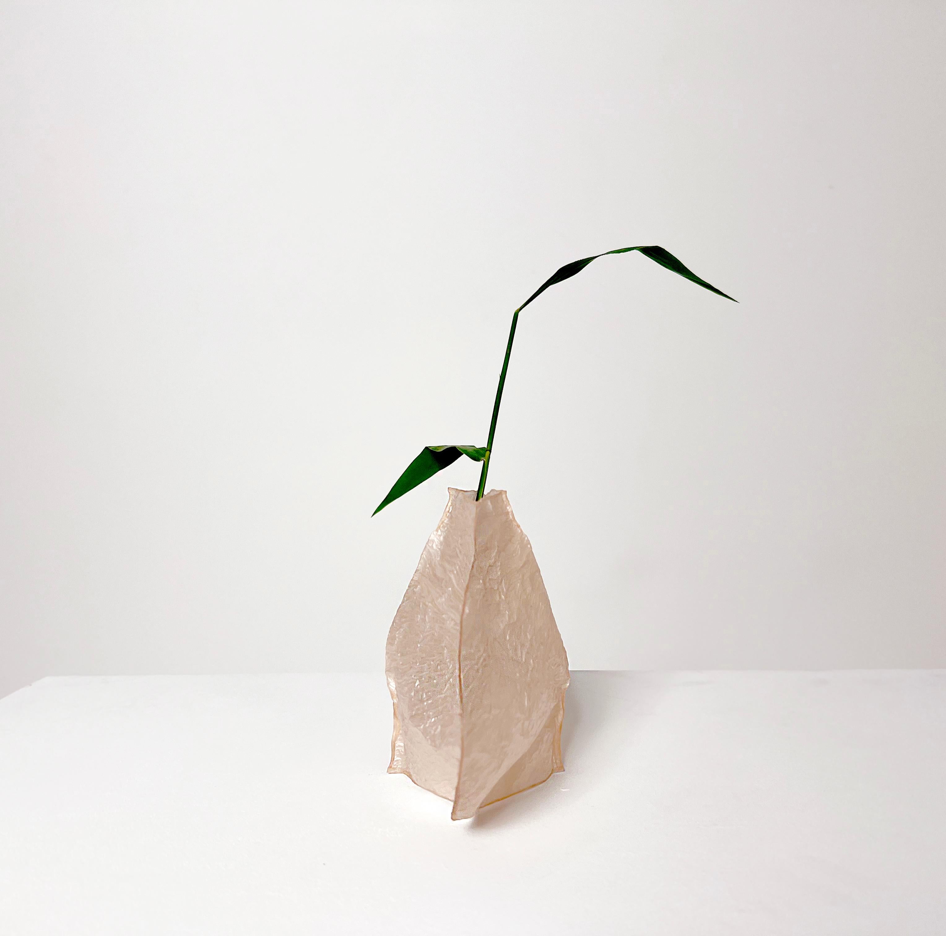 Hand-Crafted Poly Vase Cover by Jisun Kim, Korean Contemporary Design For Sale