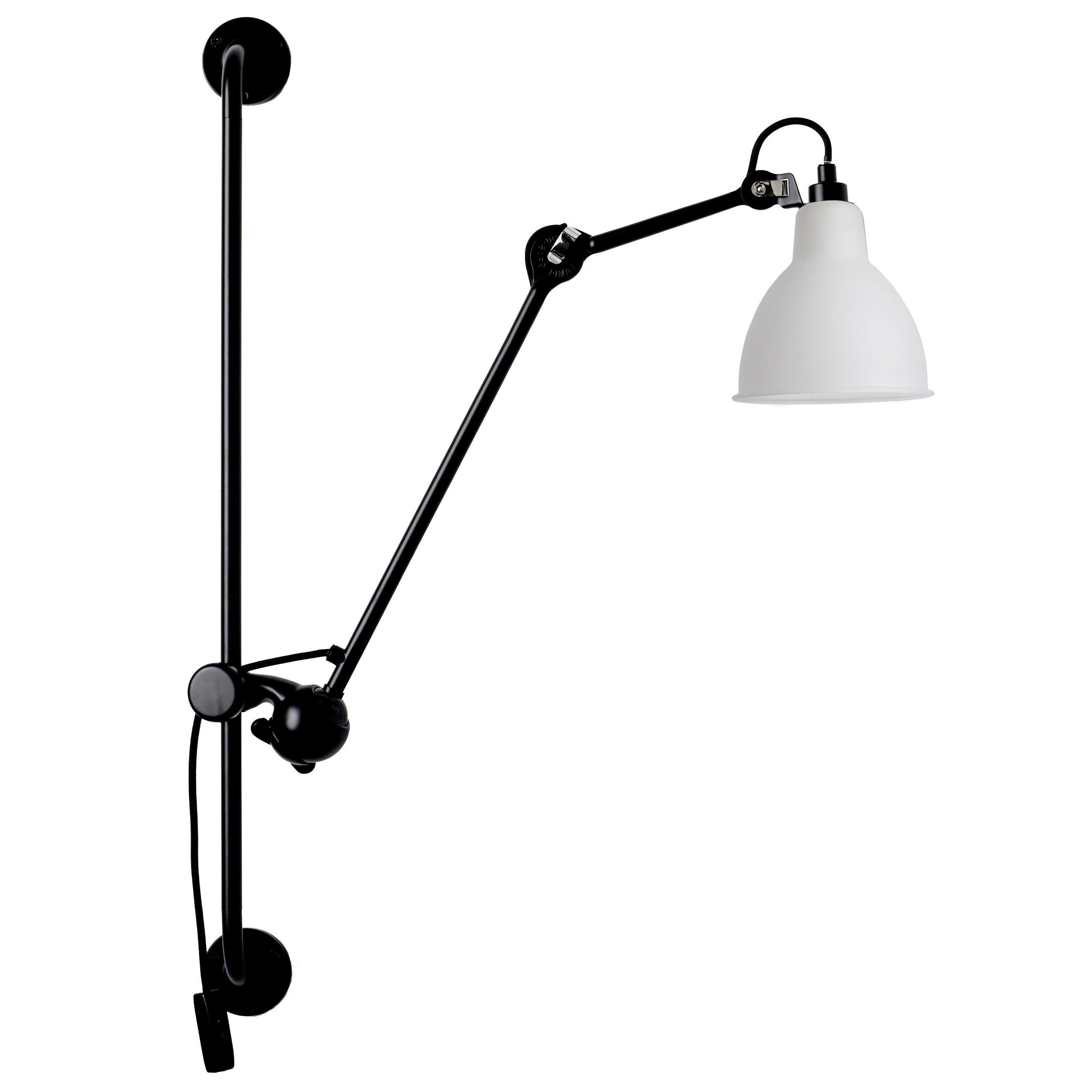Polycarbonatlampe Gras N° 210 Wandleuchte von Bernard-Albin Gras