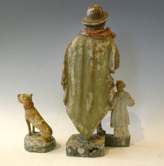Polychromatic Statue of Saint Roch, 17th Century