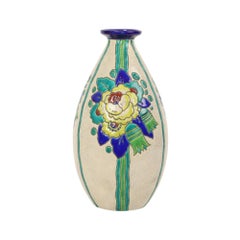 Vase polychrome Art Déco Charles Catteau Boch Keramis D2366
