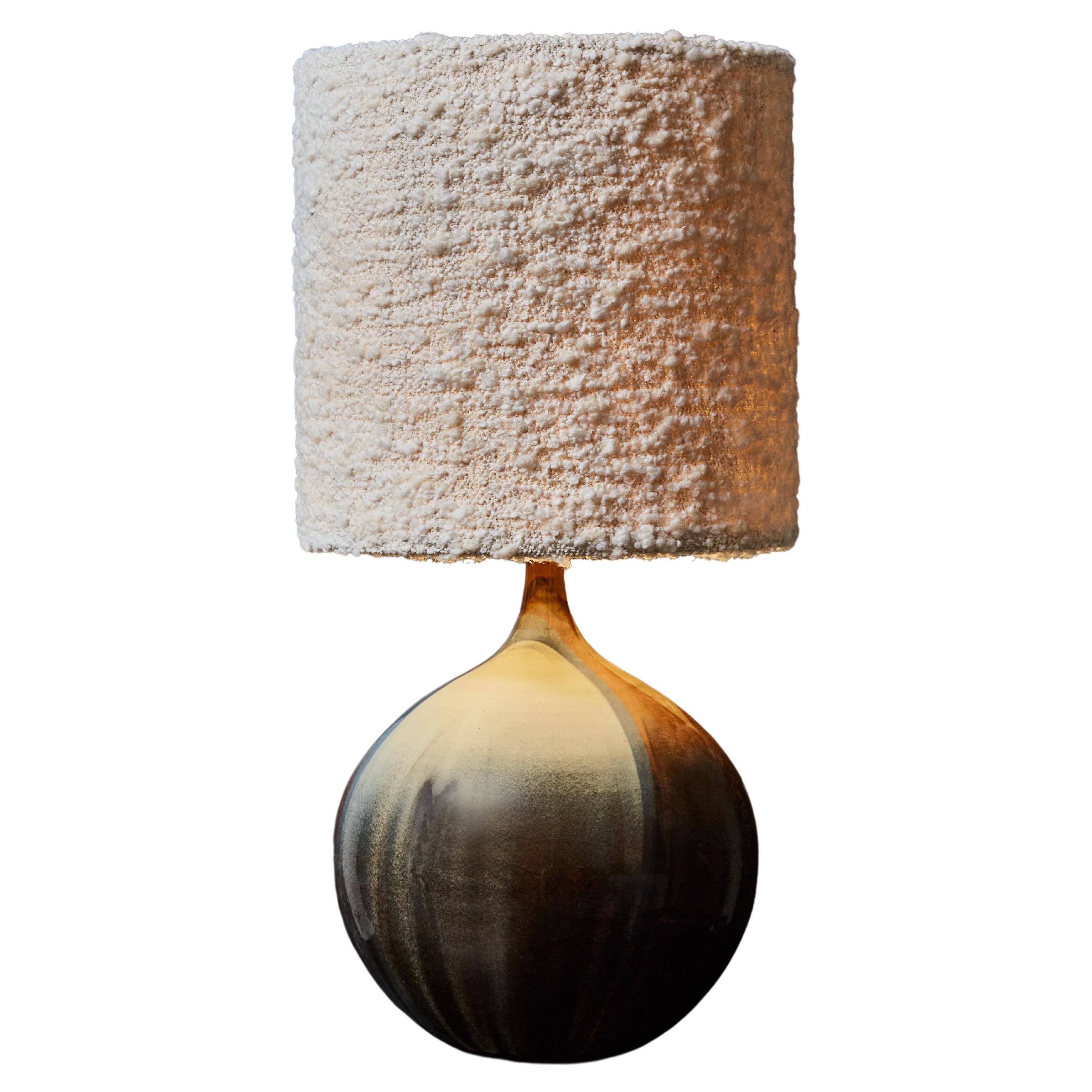 Polychrome Ceramic Table Lamp