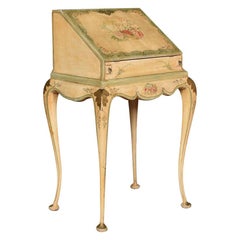 Antique Polychrome Decorated Bureau