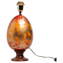Polychrome Golden Table Lamp