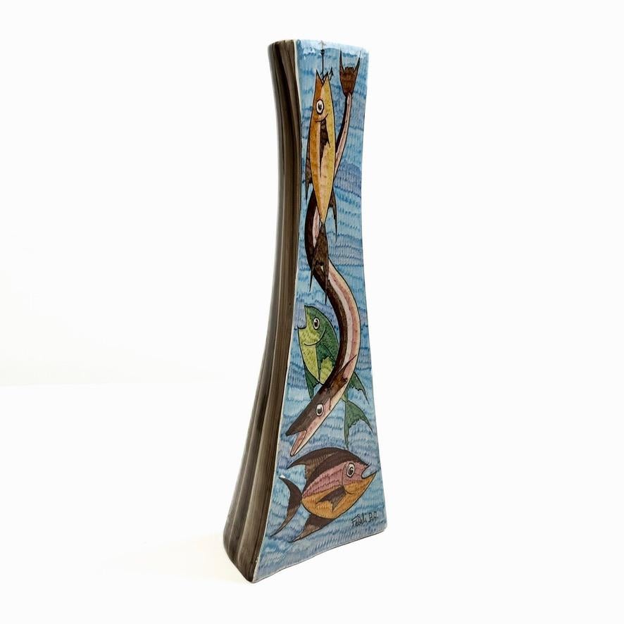 BRUNO ALDO FEDELI (Arezzo, 19 giugno 1906 - Sesto Fiorentino, 24 giugno 1979). Pittore, ceramista e creativo.
A metà degli anni '20 Zulimo Aretini notò il giovane Fedeli e lo prese nel suo Atelier A di ceramica ad Arezzo. Nel 1931 Fedeli si