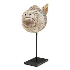 Polychrome Lucky Fish Sculpture