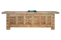 Polychrome South Asian Low Cabinet