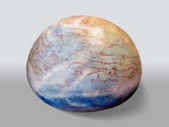 Polychrome Terracotta "Sphere" by Anita Tullio