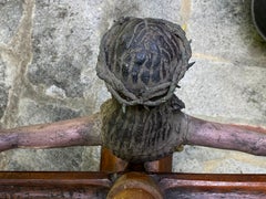 Polychrome Wooden Crucifix