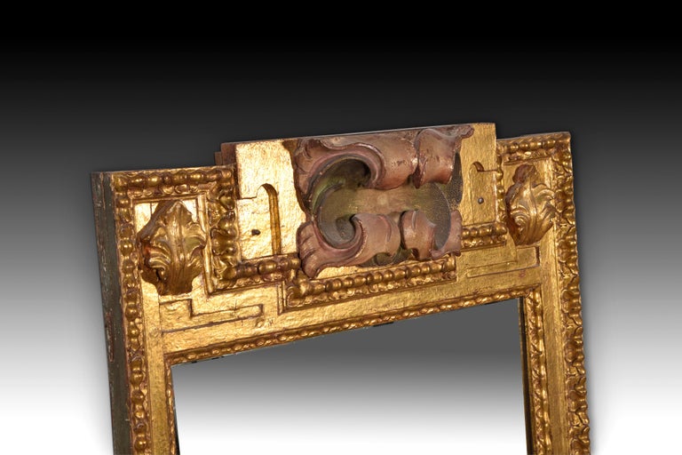 Other Polychromed and Gilded Wood Frame, Spain, 17th Century For Sale