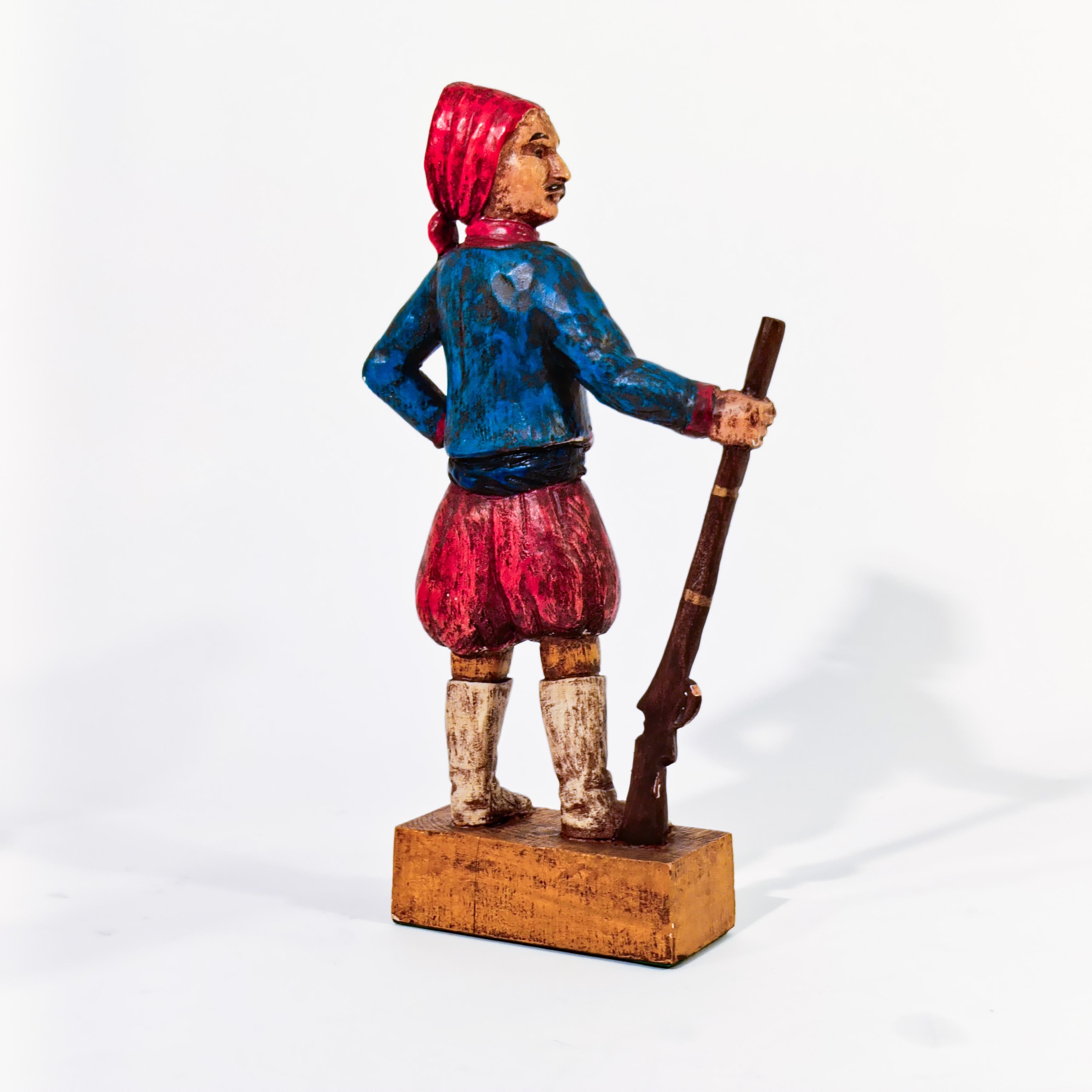 Sculture policrome raffiguranti soldati della storia recente, Spagna, anni '40 in vendita 4