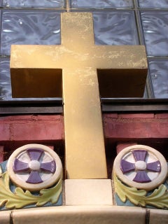 Polychromed Terra Cotta Chapel Facade