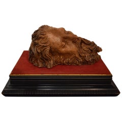 Polychromed Terracotta Head of Christ