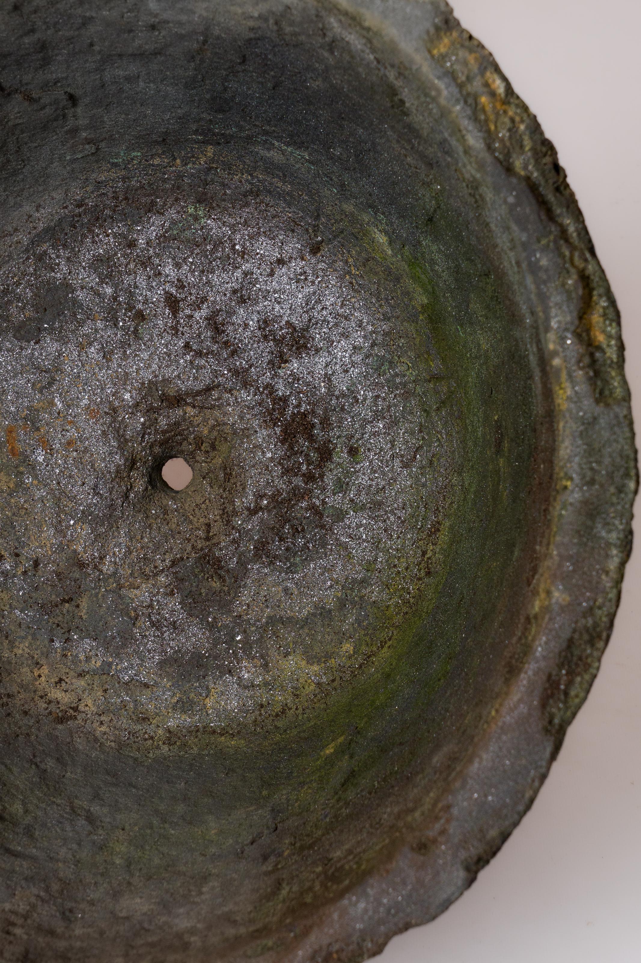 Polychromy Lava Stone Crucible for Outdoor 